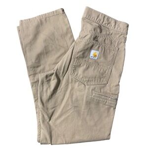 Carhartt Rugged Flex Relaxed Fit Duck Canvas Work Pants Men's Size 31x32